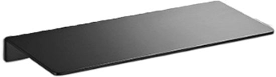 Pannello da parete - Pannello da parete - per la posa orizzontale - per bagno, soggiorno, cucina, camera da letto - 20*12*3cm - Spazio in alluminio - nero - senza fori