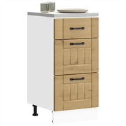 vidaXL Base da Cucina Lucca Rovere Artigianale in Legno Multistrato