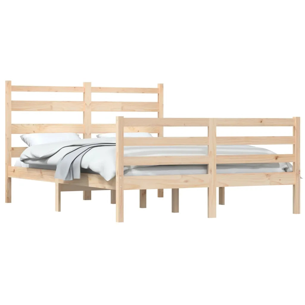 Giroletto-Struttura Letto in Legno Massello di Pino 160x200 cm 355341