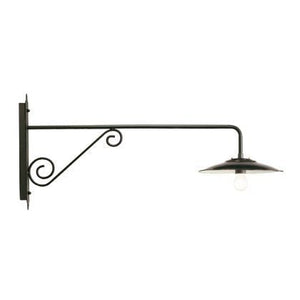 Lampada Applique Grande Colore Grigio per Esterno Linea Piatto Antico Sovil