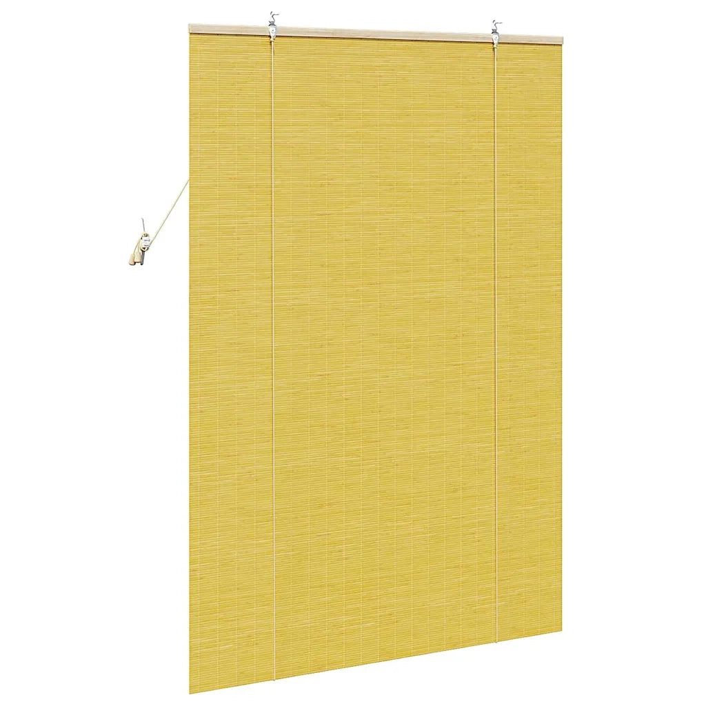 Tenda a rullo | Tenda avvolgibile Giallo 110 x 160 cm Bamb¨´