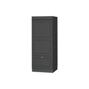 Vicco Set mobili bagno Landhaus antrazit-oro 60 cm