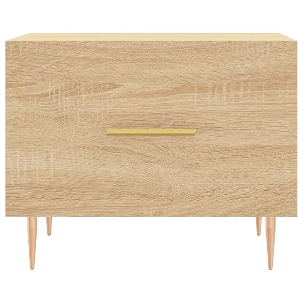 2 pz Tavolini salotto | Tavolino da caff¨¨ | Tavolino da Soggiorno Rovere Sonoma 50x50x40cm Legno Multistrato