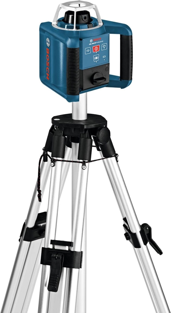 Bosch Professional Livella Laser Rotante GRL 300 HV (Laser Rosso, Ricevitore Laser LR 1, Raggio D'Azione: Fino A 300 m (Diametro), In Valigetta)