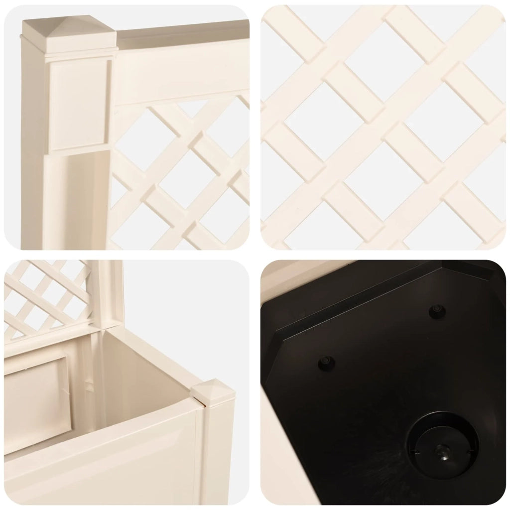 Vaso Grande con Direzione Bianco 99,5 x 43 x 133,5 cm PP 42041722