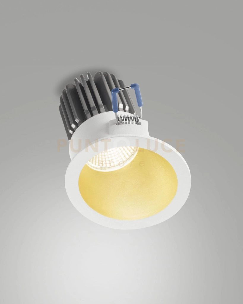 TOODLE FARETTO INCASSO TONDO  ASIMMETRICO 2700K 1220LM 11W DIMMERABILE ORO