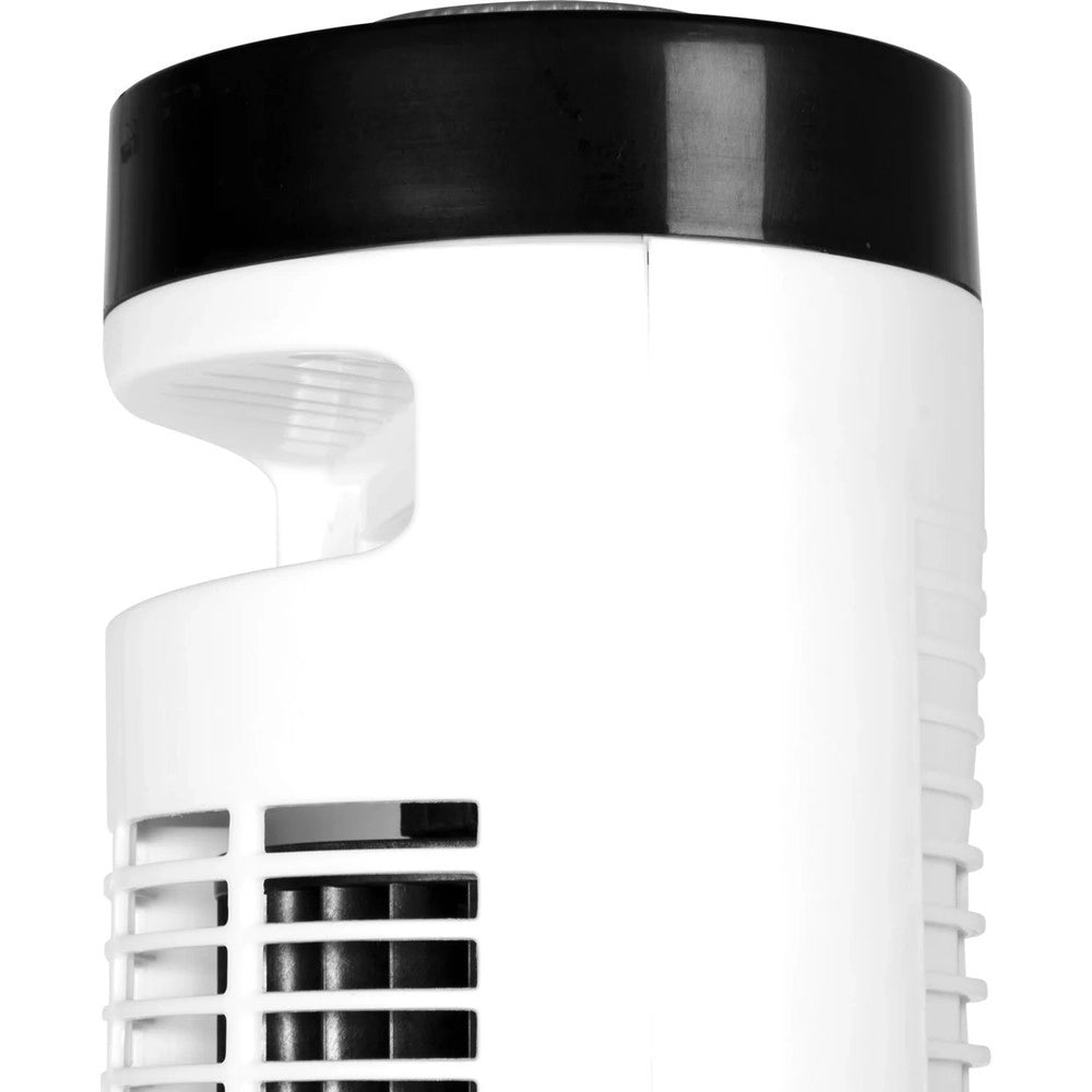 Trade Shop - Ventilatore A Colonna Regolabile Bianco 45 W 3 Velocità Oscillazione Orizzontale Maniglia -