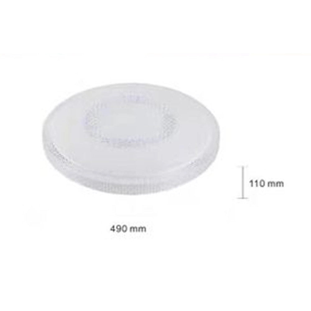 Trade Shop - Plafoniera A Soffitto 60w 4800lm Design Tondo Luce Fredda 6500k Ip20 Fst-50a68226 -