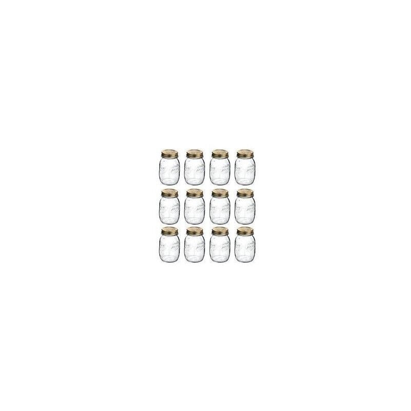 12 BARATTOLI 500 CC BORMIOLI VASO PER CONSERVE CON 12 TAPPI INCLUSI