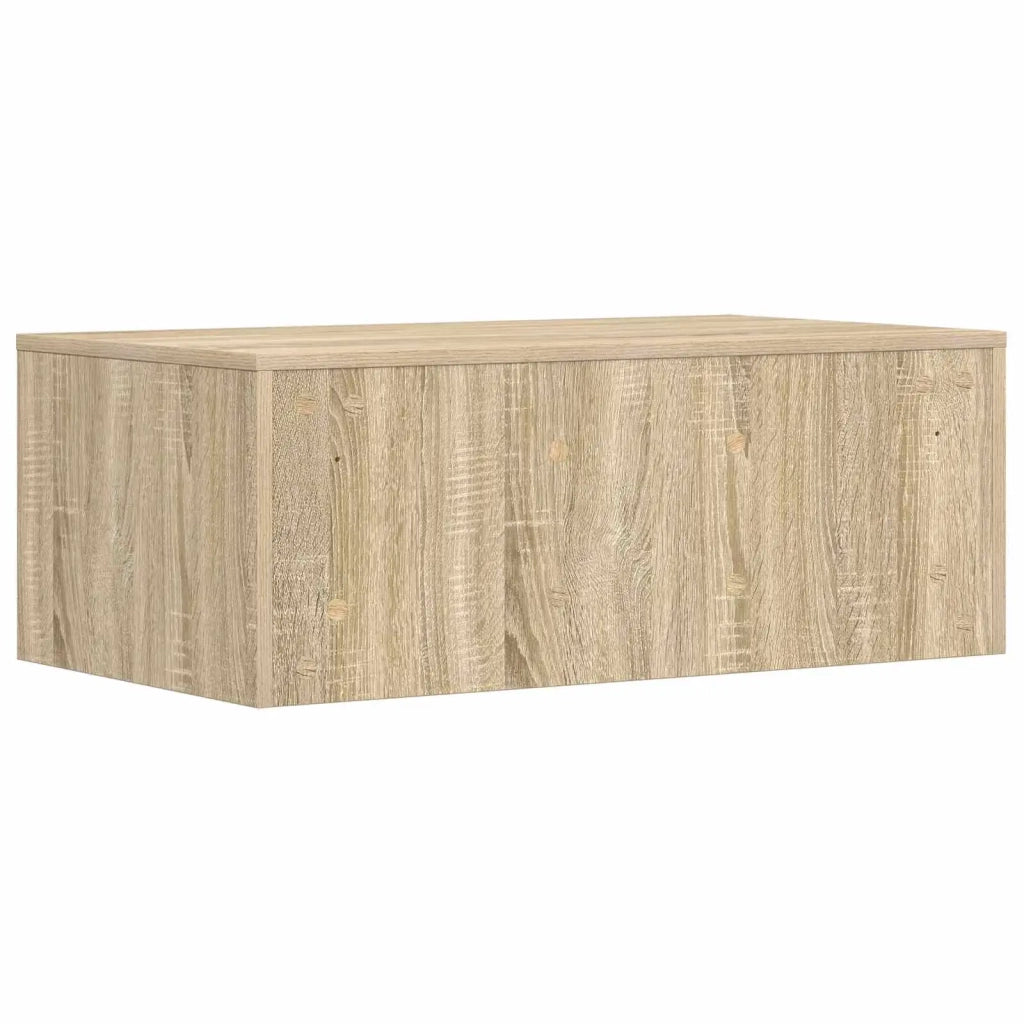 Scrivania a parete Rovere Sonoma 80 x 45 x 30 cm