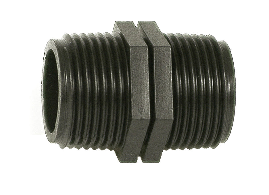 RACCORDO NYLON NIPPLO 1/2 X 1/2*- IRRITEC- 50,0 pz