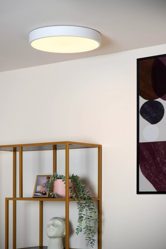 Plafoniera LED Lucide UNAR Ø39,5 24W bianca rotonda