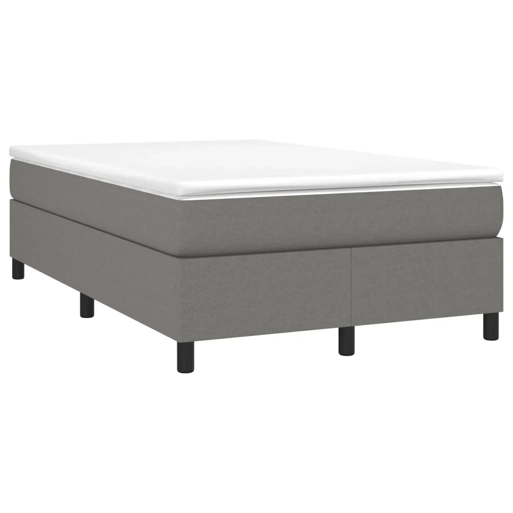 Struttura Letto a Rete a Molle Grigio Scuro 120x200 cm Tessuto 3120847