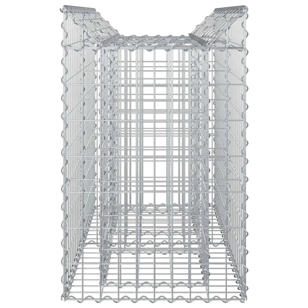 Letto rialzato in gabbione Argento CFW8677700