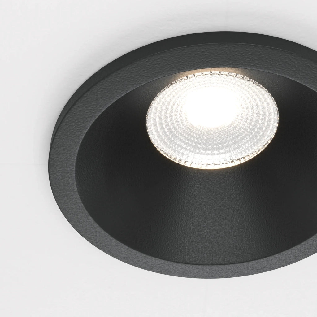 Maytoni Lampada da Incasso Zoom 1 luce GU10 nero alluminio