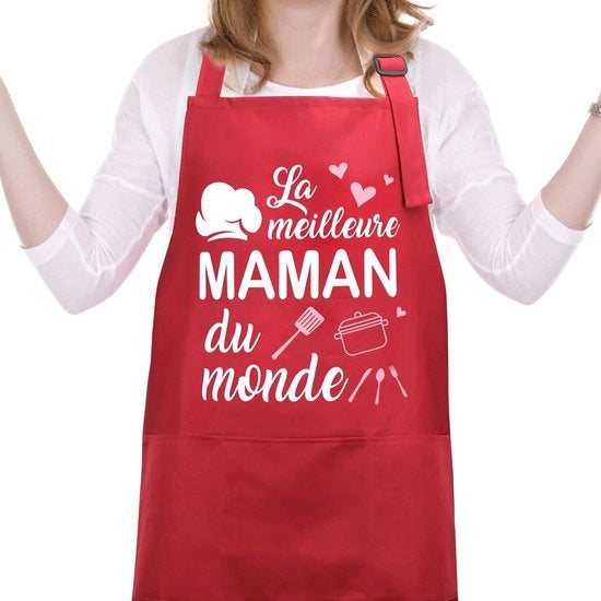 Schort per il padre - Adattabile - Schort per la cucina con 2 tasche - Schort per la madre - Regalo per il padre - Progettato in modo speciale - Adatto per diverse occasioni