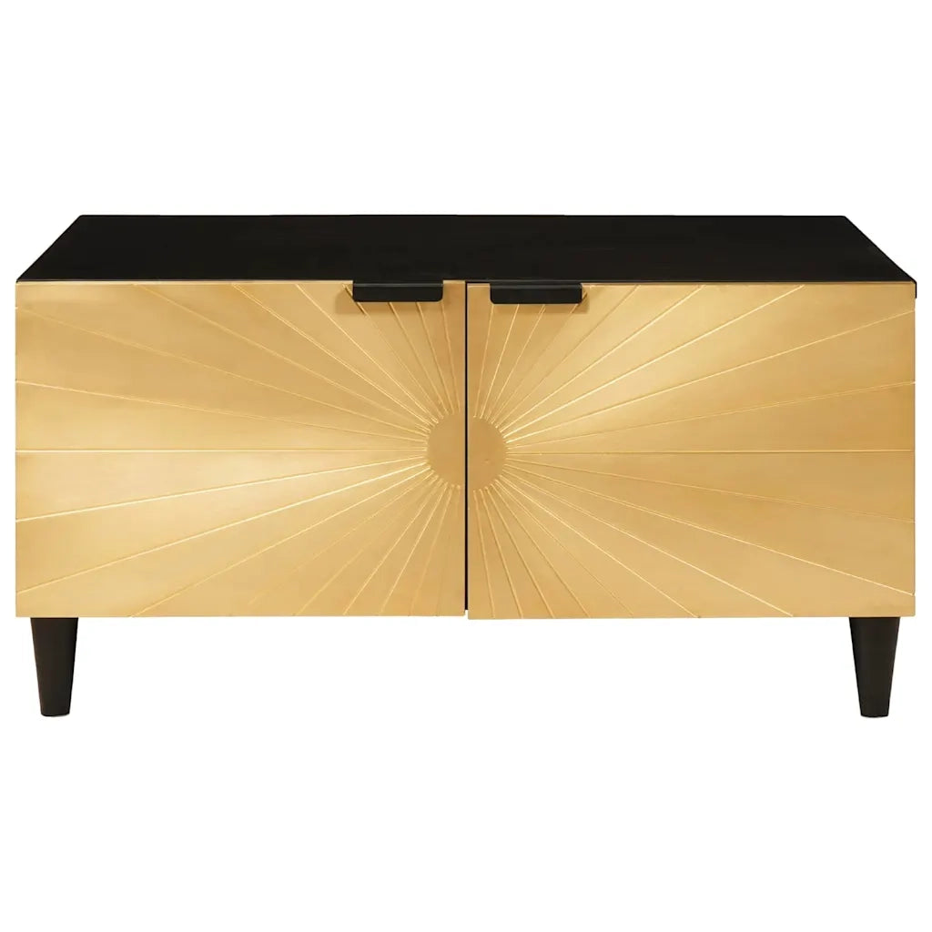 Tavolino da salotto Nero e Oro 80 x 50 x 40 cm 4017833