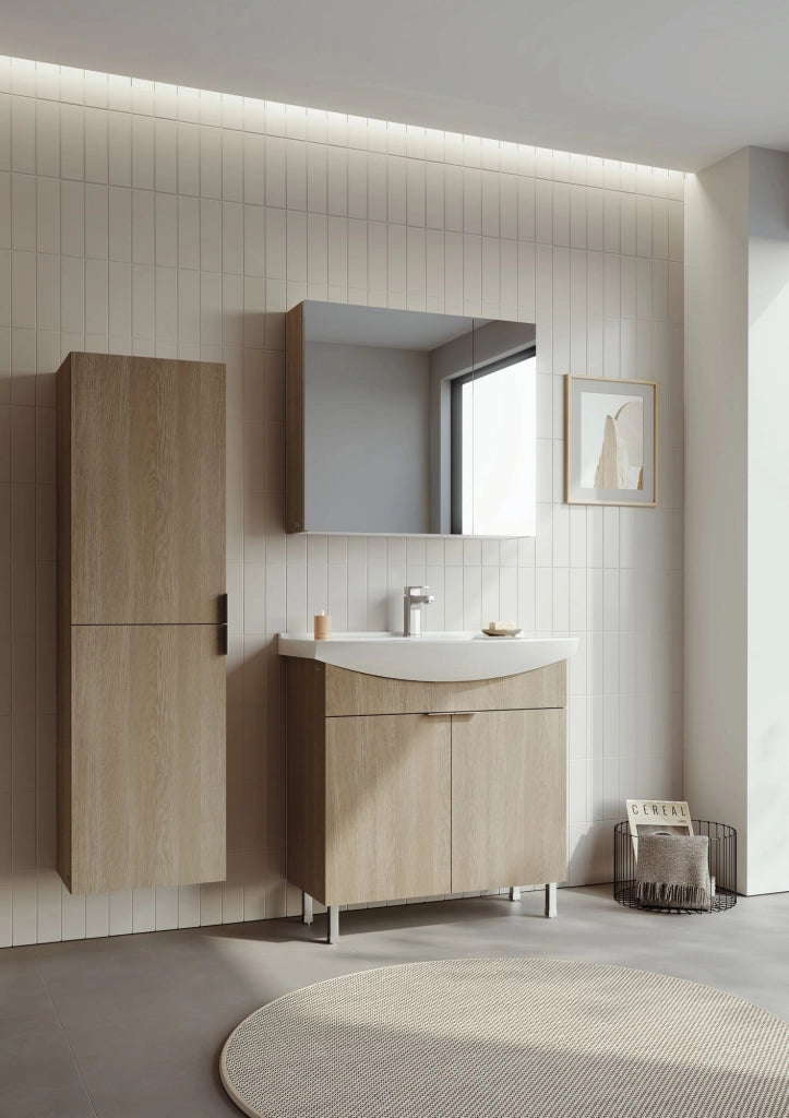 Mobile lavabo "Purus 80" - 80 x 50 x 83 cm - Rovere Sonomo
