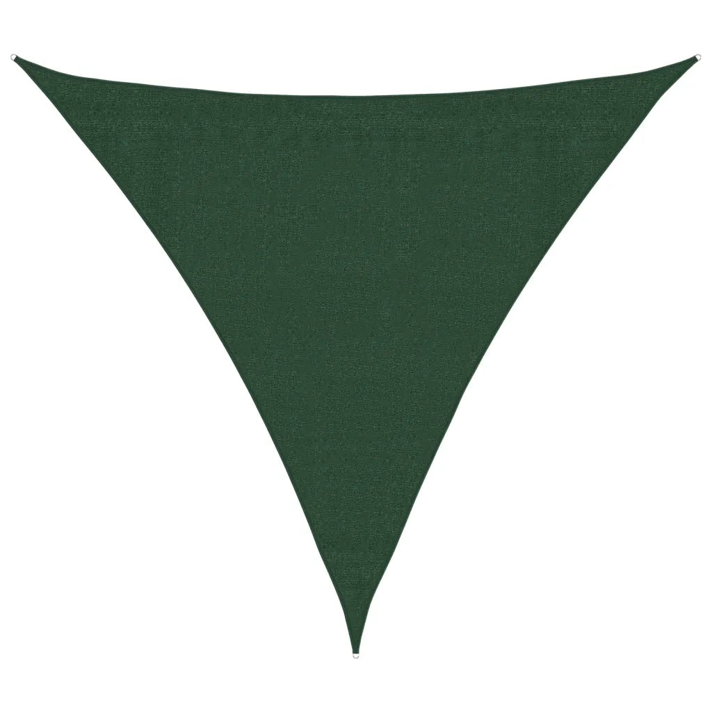 Vela Parasole 160 g/m² Verde Scuro 3x3x3 m in HDPE 311472