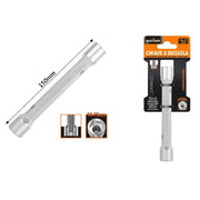 Trade Shop - Chiave A Bussola Tubo Esagonale Da 150 Mm Doppie Bocche Esagonali 14-15 Mm 97551 -