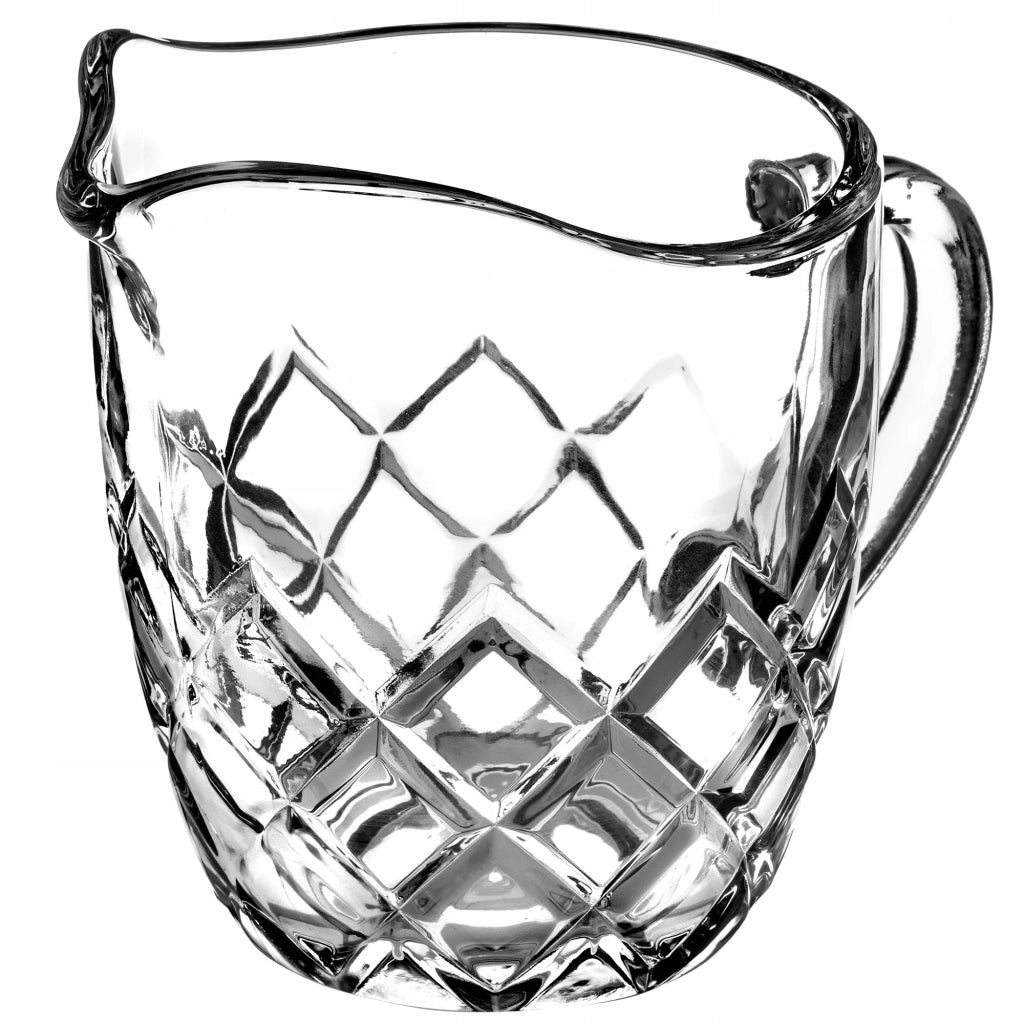 Brocca in vetro KADAX per latte, 200 ml, per bevande acquatiche.