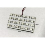 Pannello Plafoniera Lampada Led 12V 2,5W Con 24 Smd 3528 Colore Giallo 45X25mm