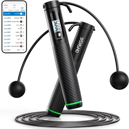 Tessitrice con contatore e analisi dati app - Tessitrice wireless adattabile per allenamento - Attrezzatura per allenamento per donne, uomini e bambini - Crossfit