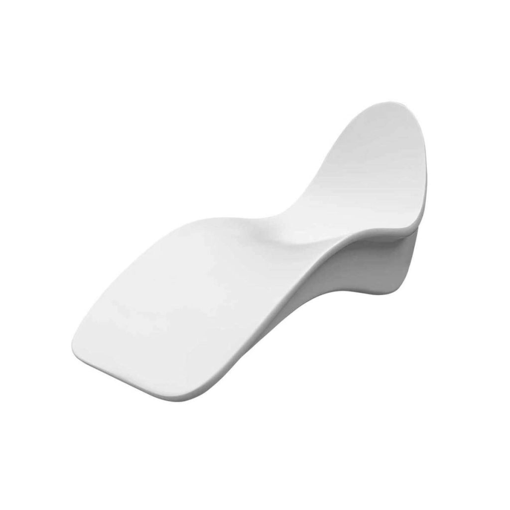 Sined Venere Chaise Longue In Vetroresina Forma Anatomica Perfetta Per Il Massimo Comfort Bianca