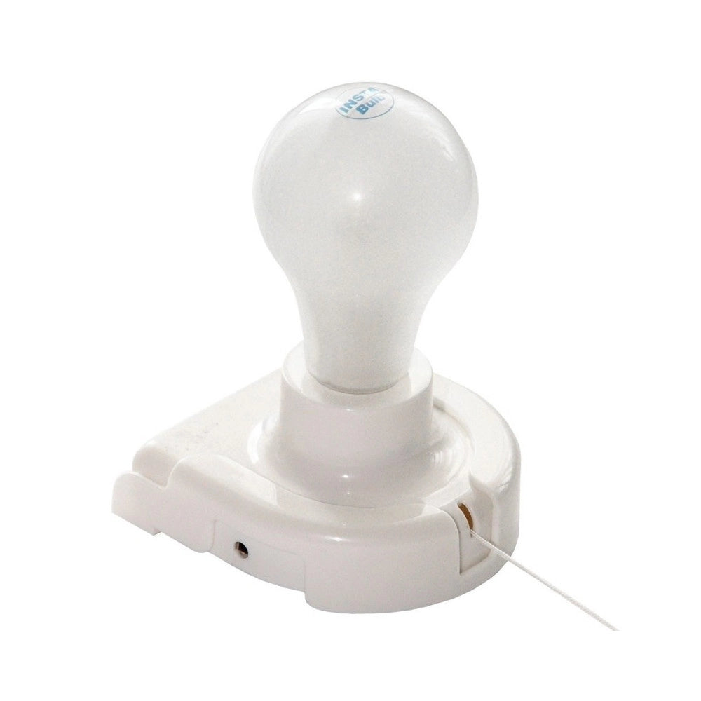 Trade Shop - Set 2pz Luci Led Lampadine Bulbi Portatili Senza Fili Interruttore Adesive A Batterie -