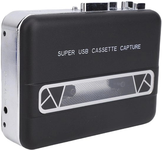 Convertitore da Cassette a MP3 Portatile con Riproduzione Automatica