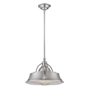 Lampada a sospensione Cody nichel spazzolato 2xE27 Quoizel