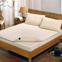 Coprimaterasso Pura Lana Merinos Matrimoniale 800gr Cober Basic Beige