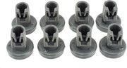 8 pezzi di supporto per lavastoviglie, diametro 24mm, compatibile con AEG, IKEA, Zanussi, Pelgrim, 50286967000, 50278101006