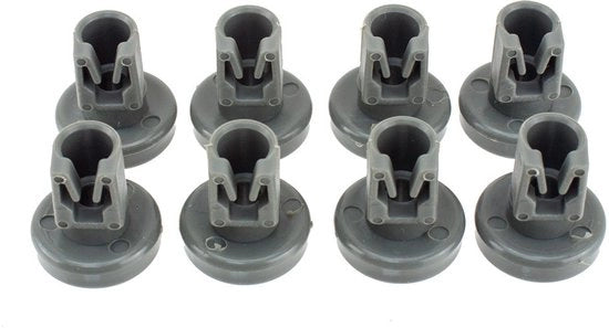 8 pezzi di supporto per lavastoviglie, diametro 24mm, compatibile con AEG, IKEA, Zanussi, Pelgrim, 50286967000, 50278101006