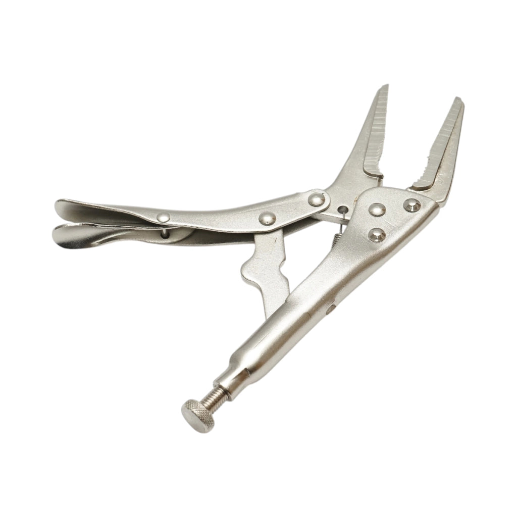 Pinza autobloccante con ganasce curve a V, 250 mm, acciaio Cr-V