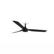 FARO Ventilatore da soffitto Ø1300 mm 3 pale in acciaio Nero Opaco design e resistenza 33815R