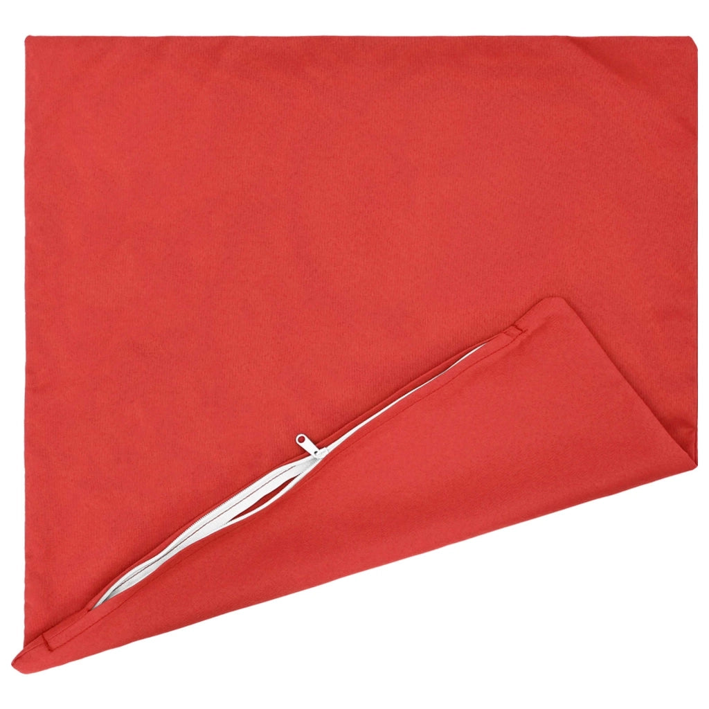 Federa 6 pcs HEERLEN Rosso 60 x 60 cm Poliestere 912706