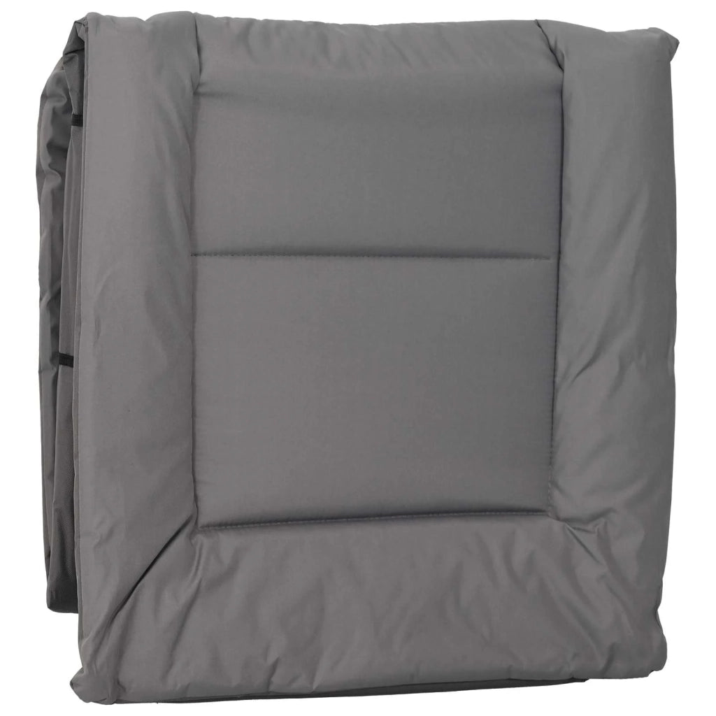 Lettino prendisole pieghevole con cuscino 2 pz Antracite 42032387
