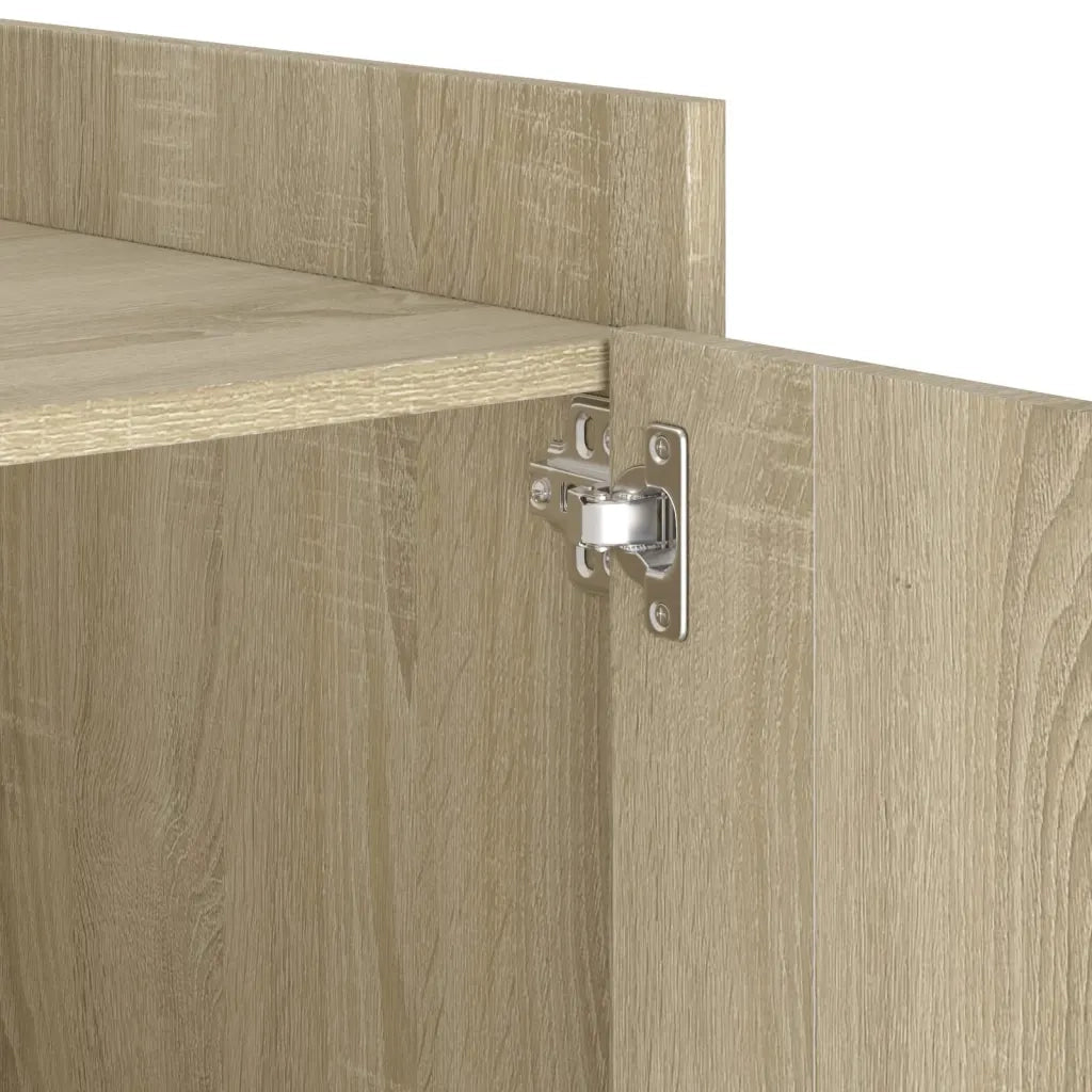 Comodino Rovere Sonoma 45x50x50 cm in Legno Multistrato 848299