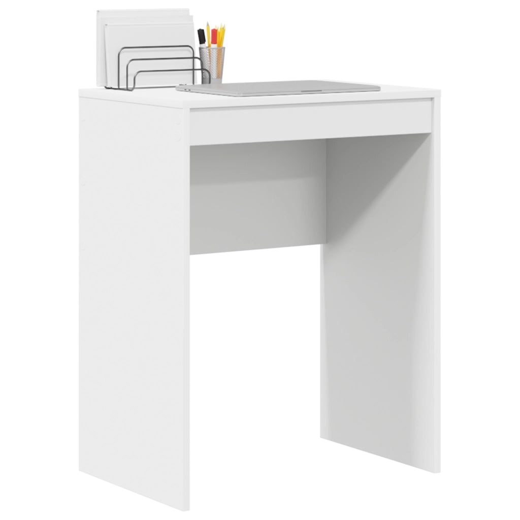 Scrivania Minimalista Bianca Truciolare 60 x 40 x 76 cm Durevole