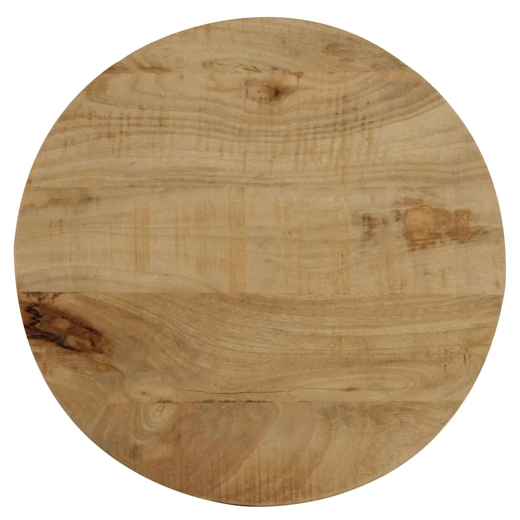Tavolino di Servizio in Legno Massello di Mango 40x50 cm 247320