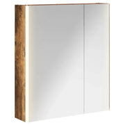 Mobiletto per specchio da Bagno | Armadio da bagno Rovere fum¨¦ 63,5 x 15,5 x 70 cm