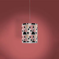 Sospensione Moderna Decolight Polilux ® Grafica Triangle 1 Luce E27