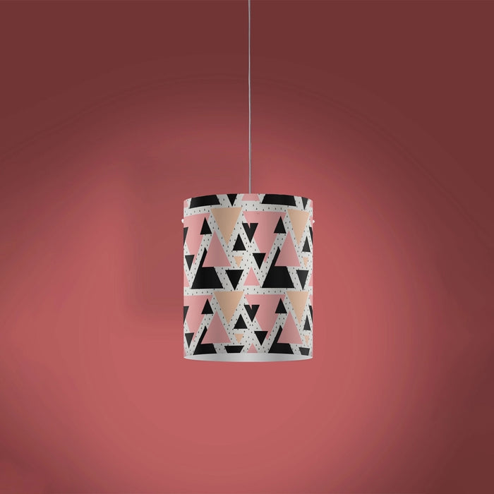 Sospensione Moderna Decolight Polilux ® Grafica Triangle 1 Luce E27