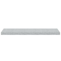 Scaffali a Parete 4 pz Grigio Cemento 90x23,5x3,8 cm in MDF cod mxl 33308