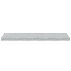 Scaffali a Parete 4 pz Grigio Cemento 90x23,5x3,8 cm in MDF cod mxl 33308