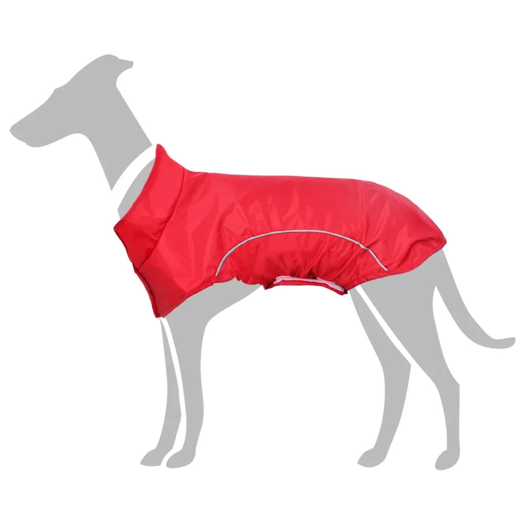 Impermeabile per Cani con Strisce Riflettenti Poliestere S CFW1503712