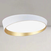 Trade Shop - Plafoniera Led 68w Bianco Oro Lampadario Soffitto Tondo Irregolare Luce Fredda 32767 -