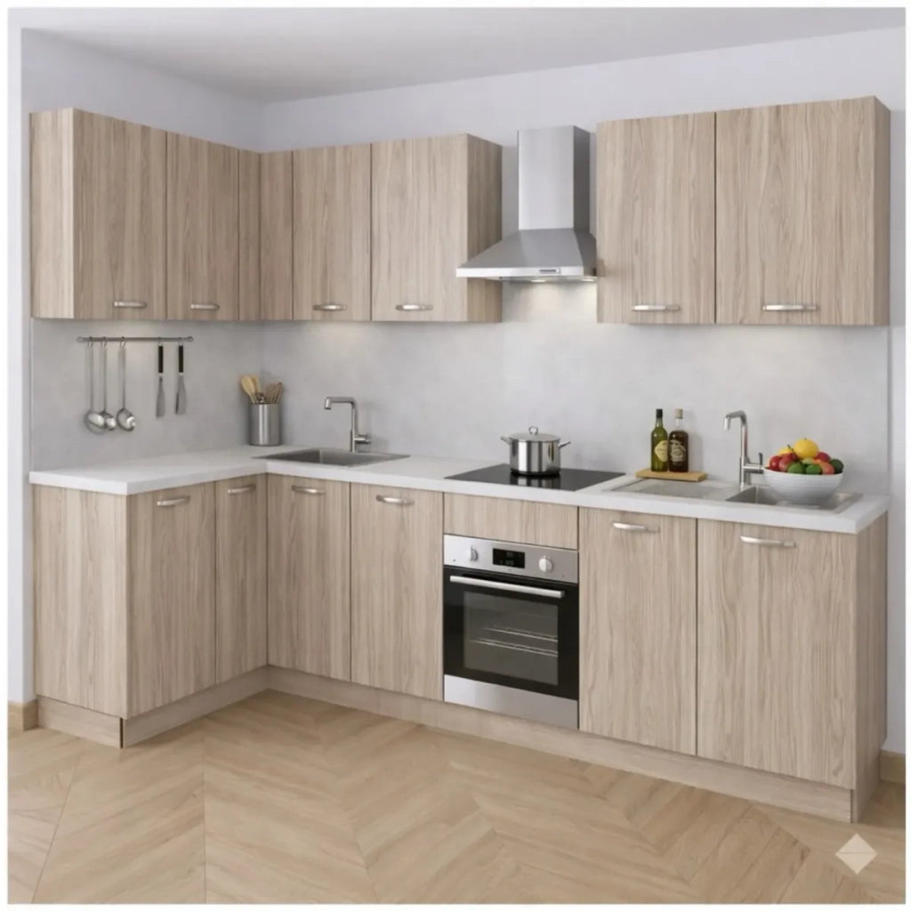 Calandrelli Base Cucina 80 con 2 ante  L 80 P 55,5 H 72 cm Olmo