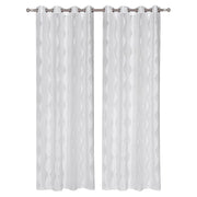 Tende Finestre Porte Interno Elegante Chic Tessuto Strass Brillantini Coppia 2 pz Beige 140x280 Cm